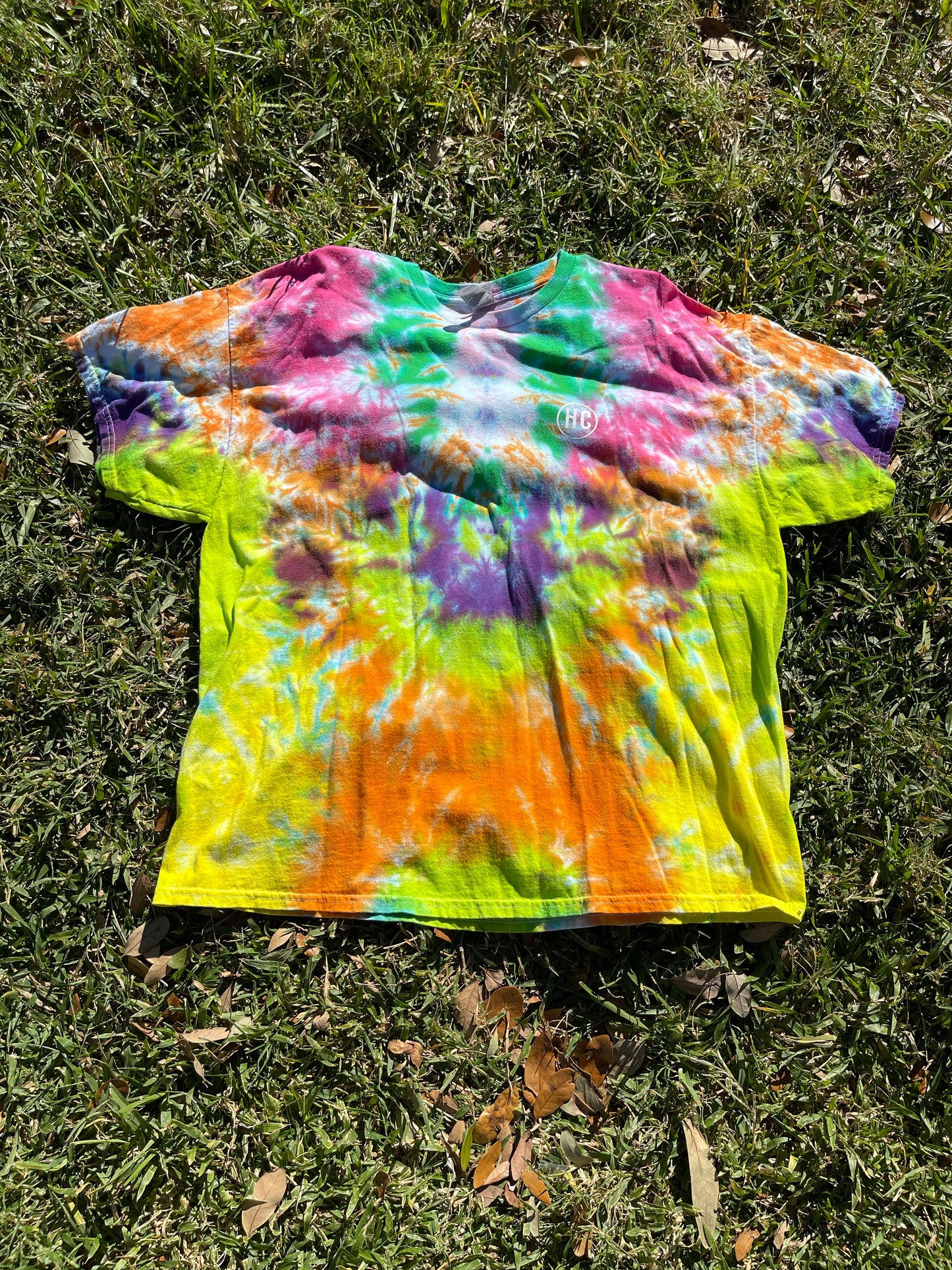 Hand-Dyed Cotton Tie-Dye T-Shirt