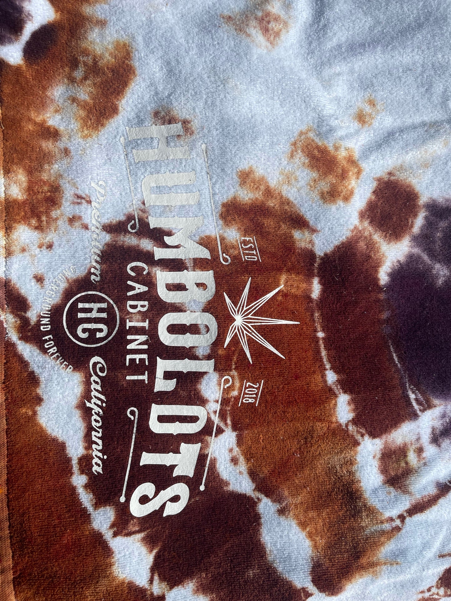 Hand-Dyed Beach Tie-Dye Towel