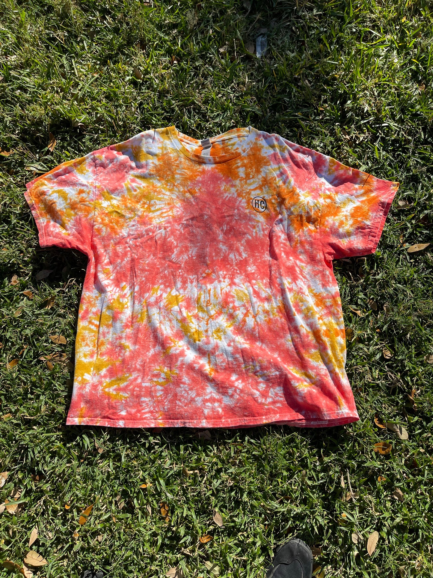 Hand-Dyed Cotton Tie-Dye T-Shirt