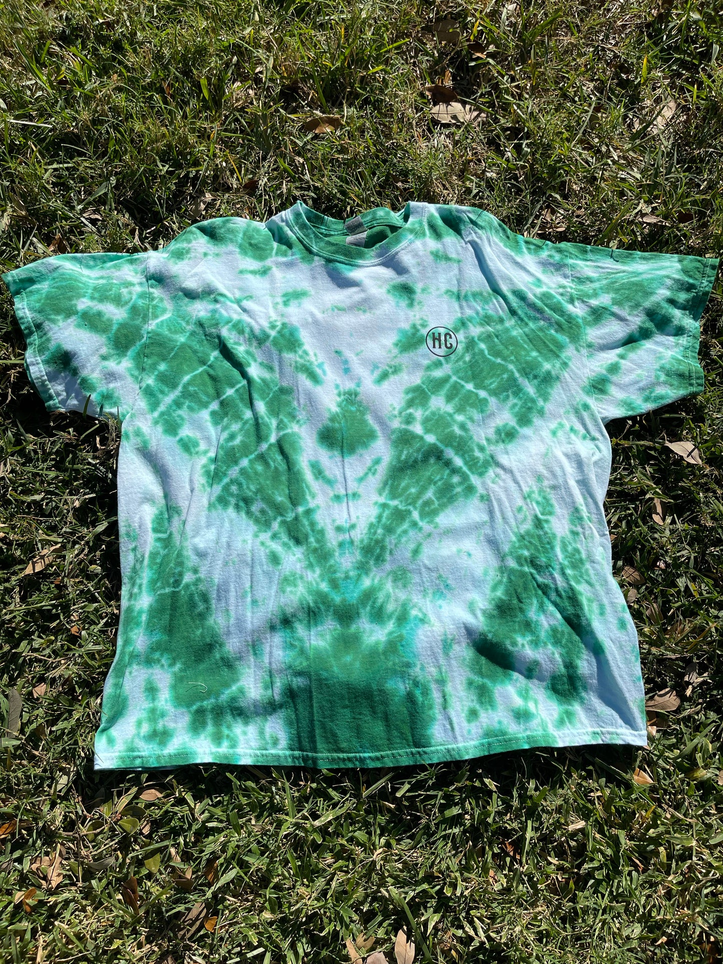 Hand-Dyed Cotton Tie-Dye T-Shirt