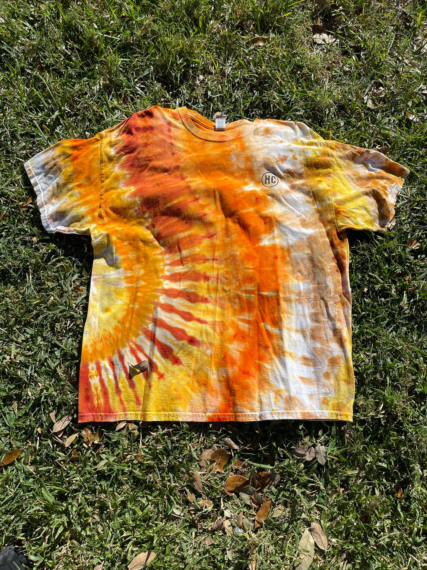 Hand-Dyed Cotton Tie-Dye T-Shirt