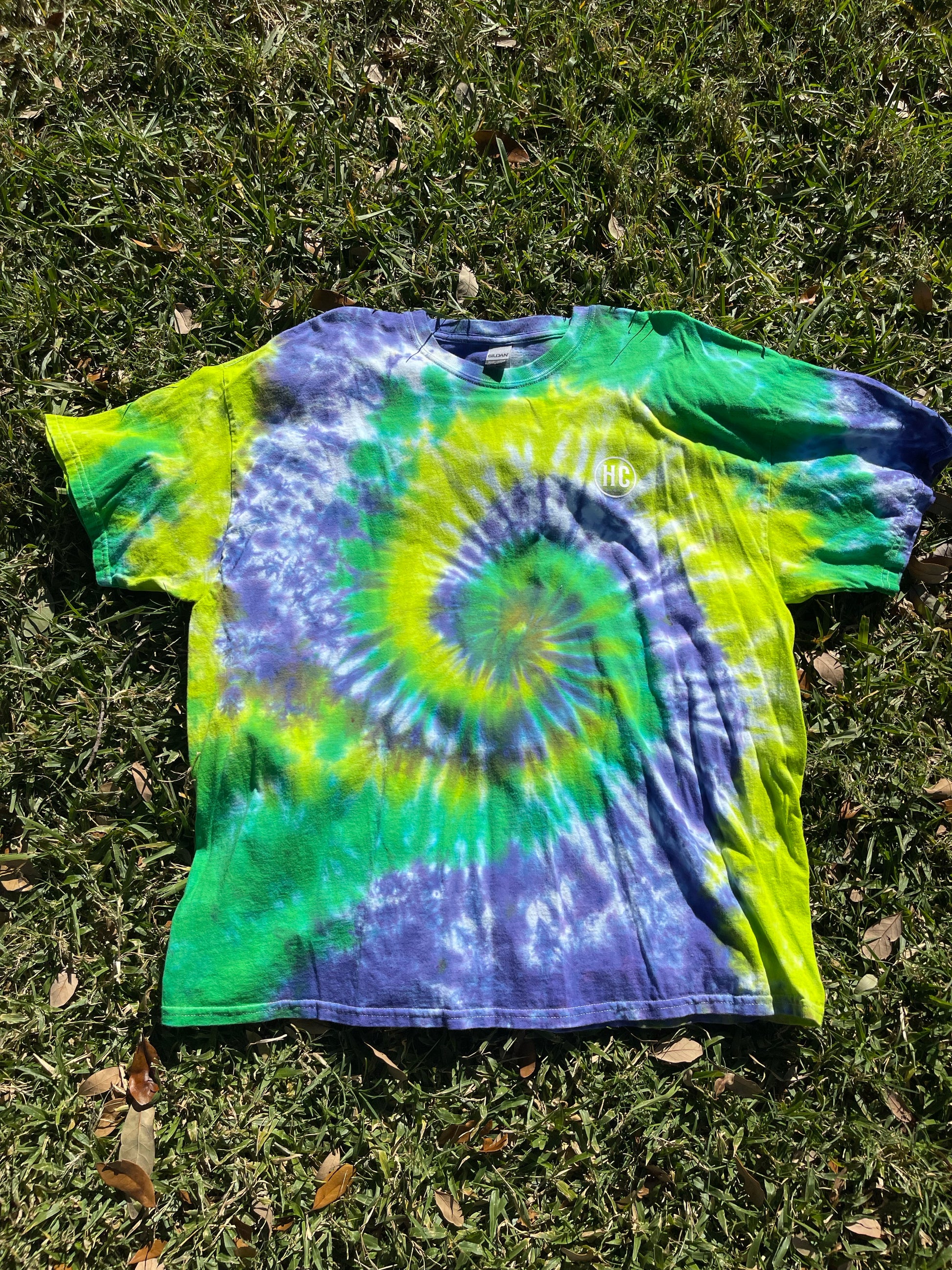 Hand-Dyed Cotton Tie-Dye T-Shirt