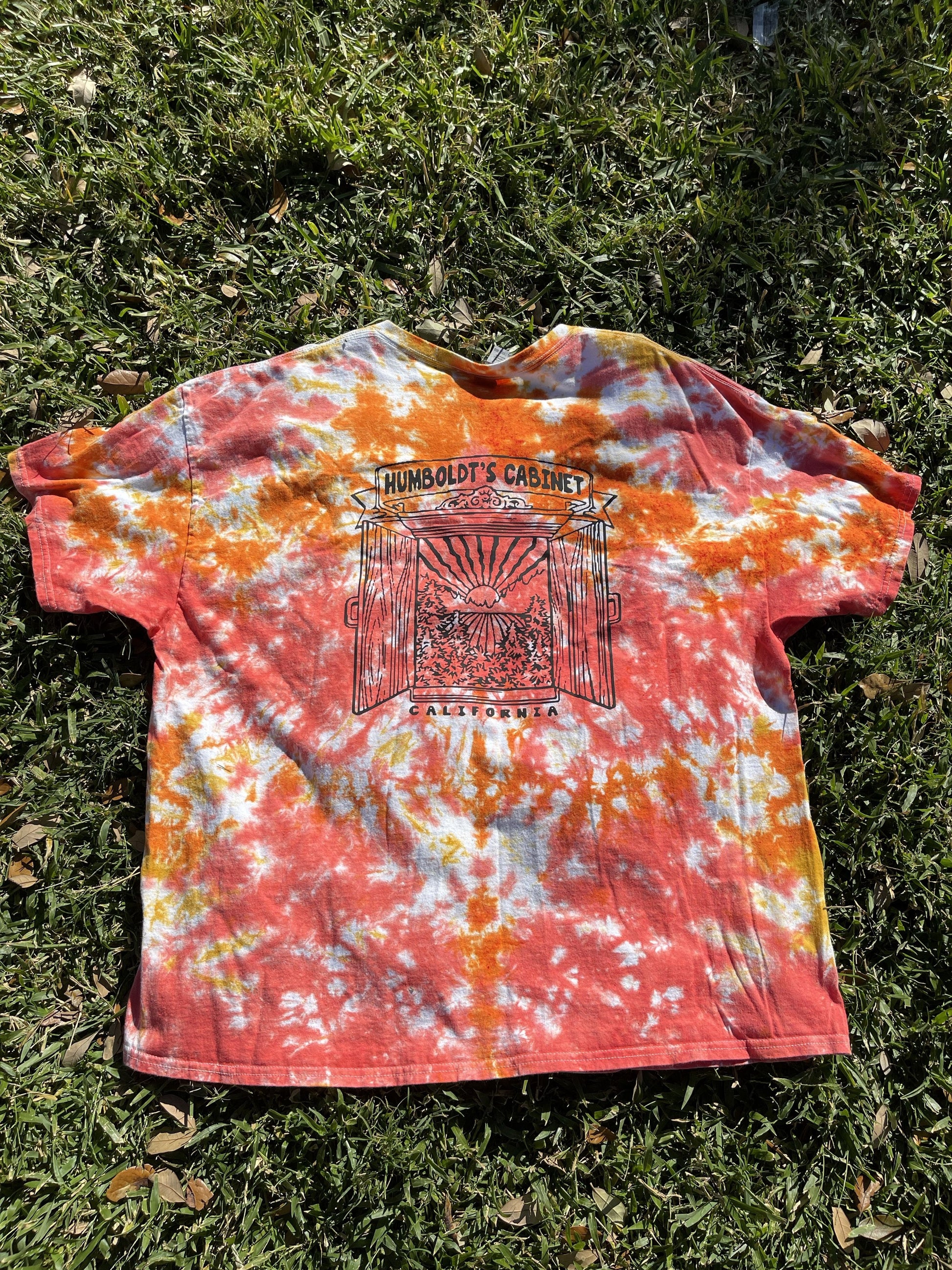 Hand-Dyed Cotton Tie-Dye T-Shirt